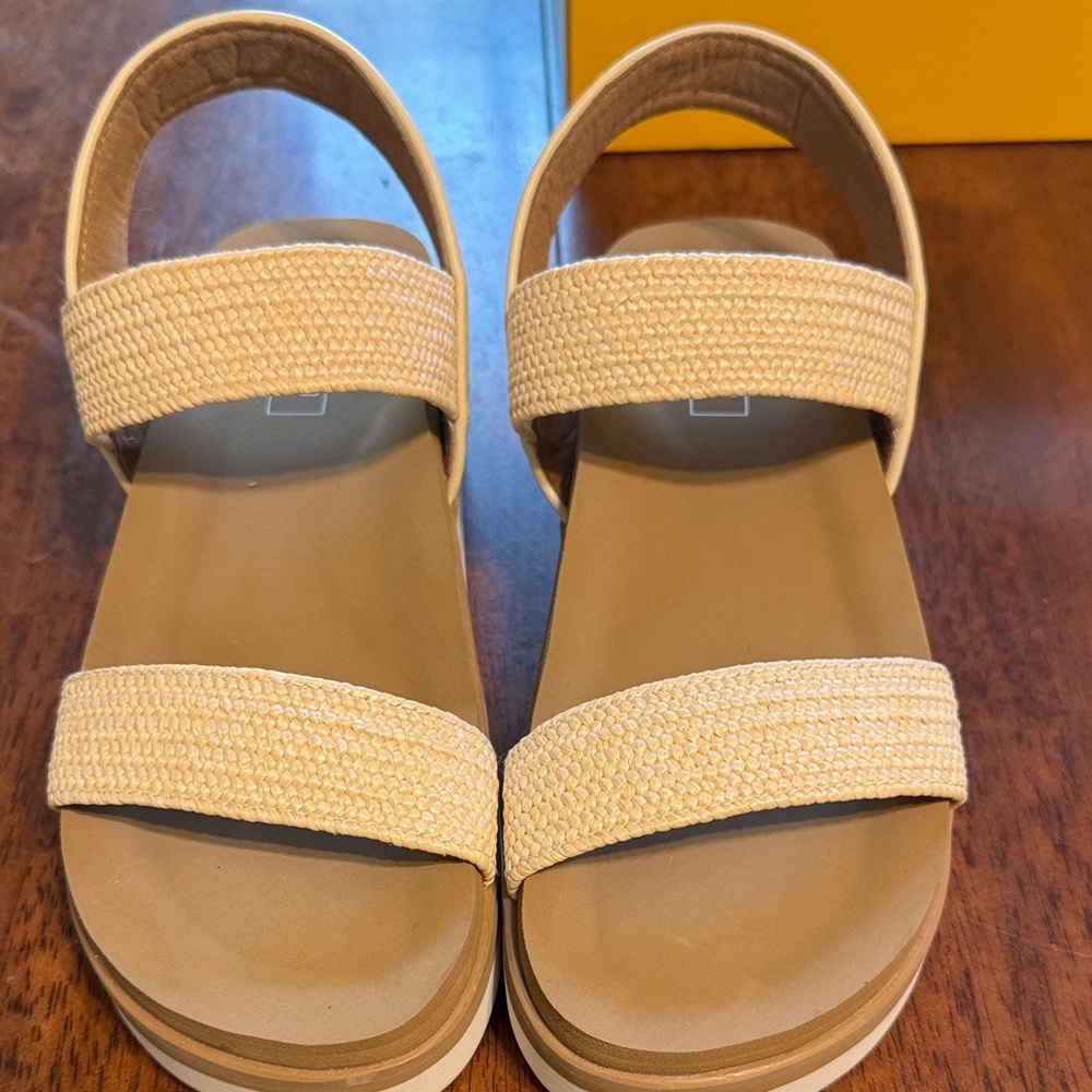 Yellow Box Tan Sandals